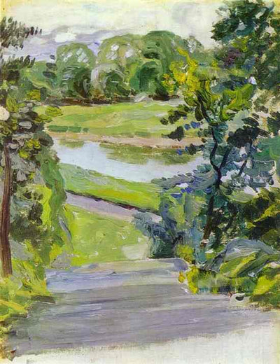 Spring Scene in home office