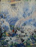 Spring (Spring Garden) by Sedrak Arakelyan — hand-painted abstract oil painting reproduction on canvas