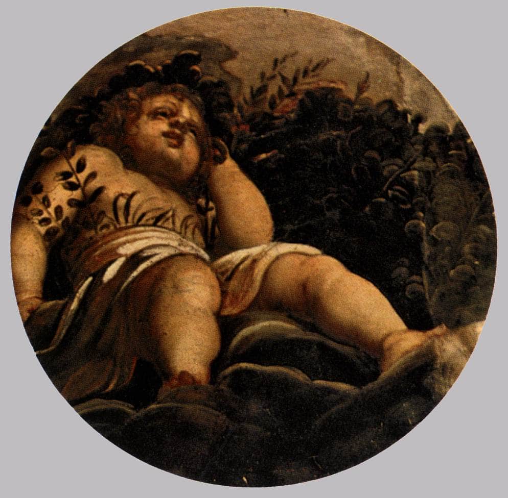 Spring by Tintoretto — hand-painted cultural oil painting reproduction on canvas