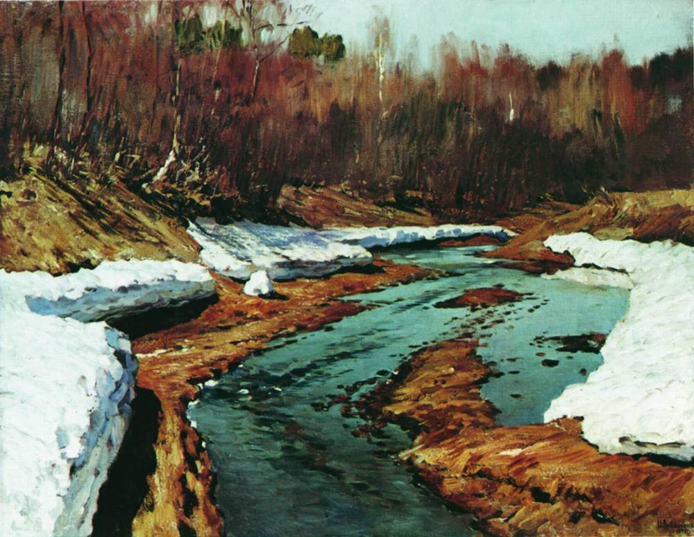 Springtime. The Last Snow. - Isaac Levitan