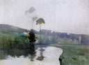 Springtime by John Henry Twachtman — seascapes oil painting wall art, Impressionism