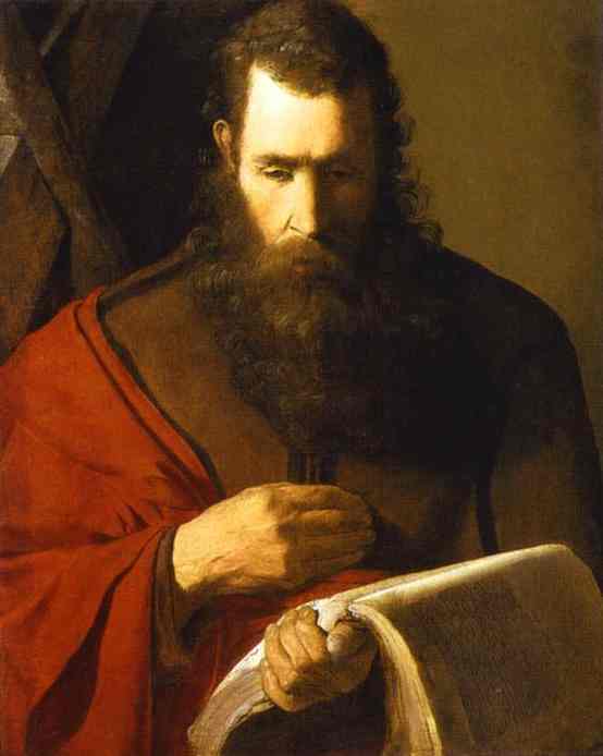 St. Andrew by Georges de la Tour — hand-painted portrait oil painting reproduction on canvas
