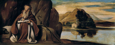St. Anthony Abad at a Landscape