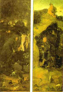 St. Anthony. St. Giles by Hieronymus Bosch — religion oil painting wall art, Northern Renaissance