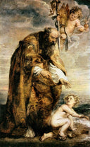 St. Augustine by Peter Paul Rubens — fantasy oil painting wall art, Baroque