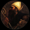 St Augustine by Titian — religion oil painting wall art, High Renaissance