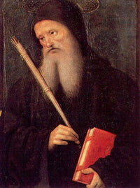 St. Benedict by Pietro Perugino — hand-painted cultural oil painting reproduction on canvas