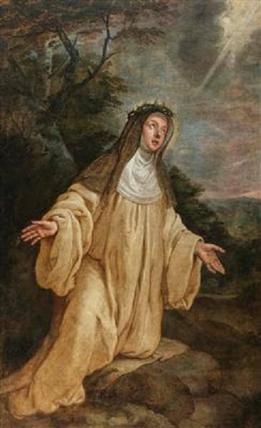 St. Catherine of Siena by Gaspar de Crayer — hand-painted cultural oil painting reproduction on canvas