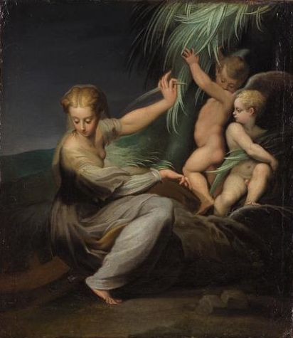 St. Catherine by Parmigianino — hand-painted cultural oil painting reproduction on canvas