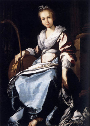 St. Cecilia - Bernardo Strozzi