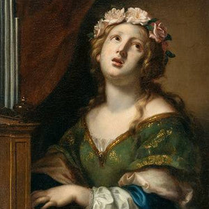 St. Cecilia at the organ
