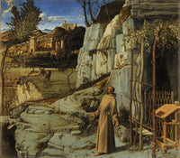 St Francis in Ecstasy by Giovanni Bellini — hand-painted cultural oil painting reproduction on canvas