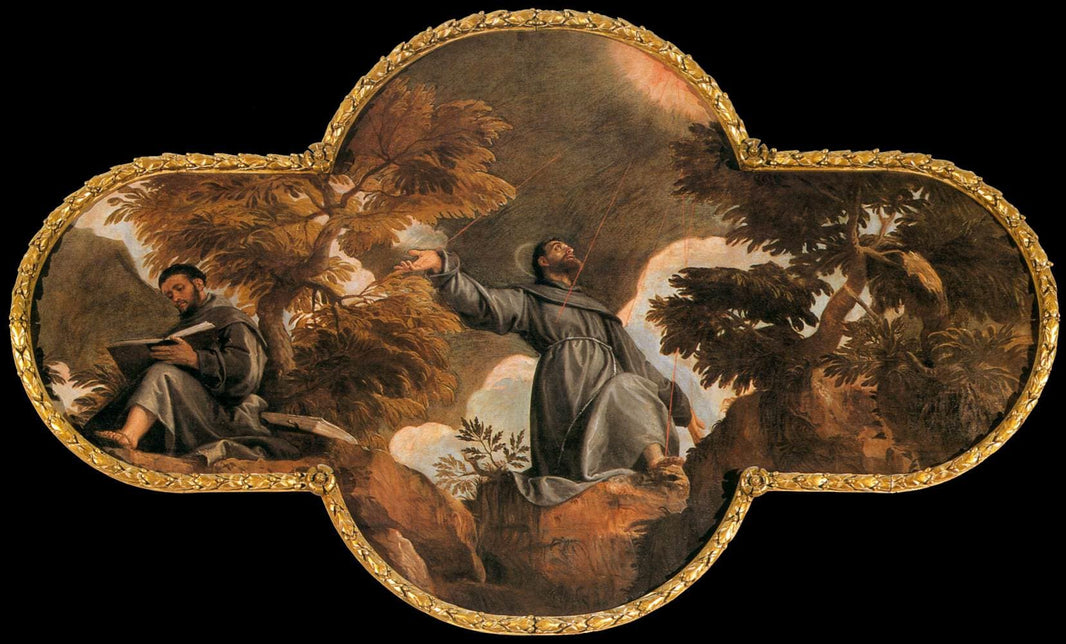 St Francis in Ecstasy by Paolo Veronese — hand-painted abstract oil painting reproduction on canvas
