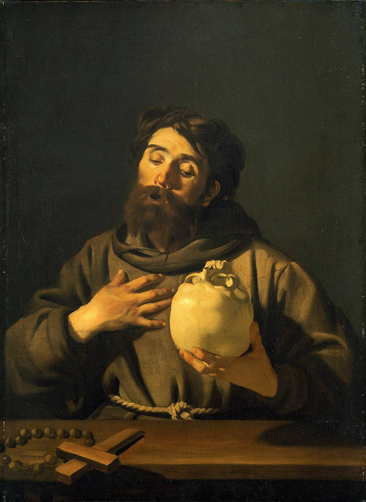 St. Francis in Meditation - Dirck van Baburen