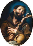 St. Francis of Assisi by Bernardo Strozzi — hand-painted portrait oil painting reproduction on canvas