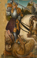 St. George with head of the dragon by Lucas Cranach the Elder — religion oil painting wall art, Northern Renaissance