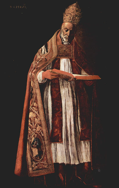 St. Gregory in dining room