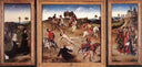St. Hippolytus Triptych by Dirk Bouts, religion oil painting wall art, Northern Renaissance