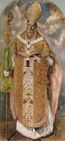 St. Idelfonso by El Greco, religion oil painting wall art, Mannerism Late Renaissance