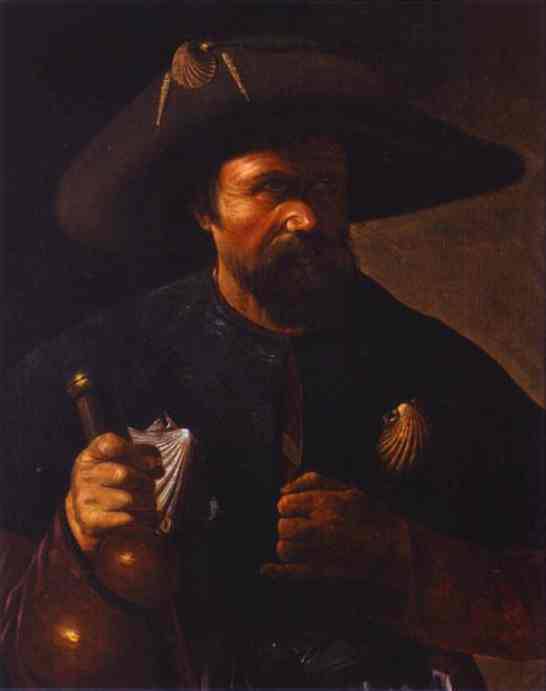 St. James the Greater by Georges de la Tour — hand-painted portrait oil painting reproduction on canvas