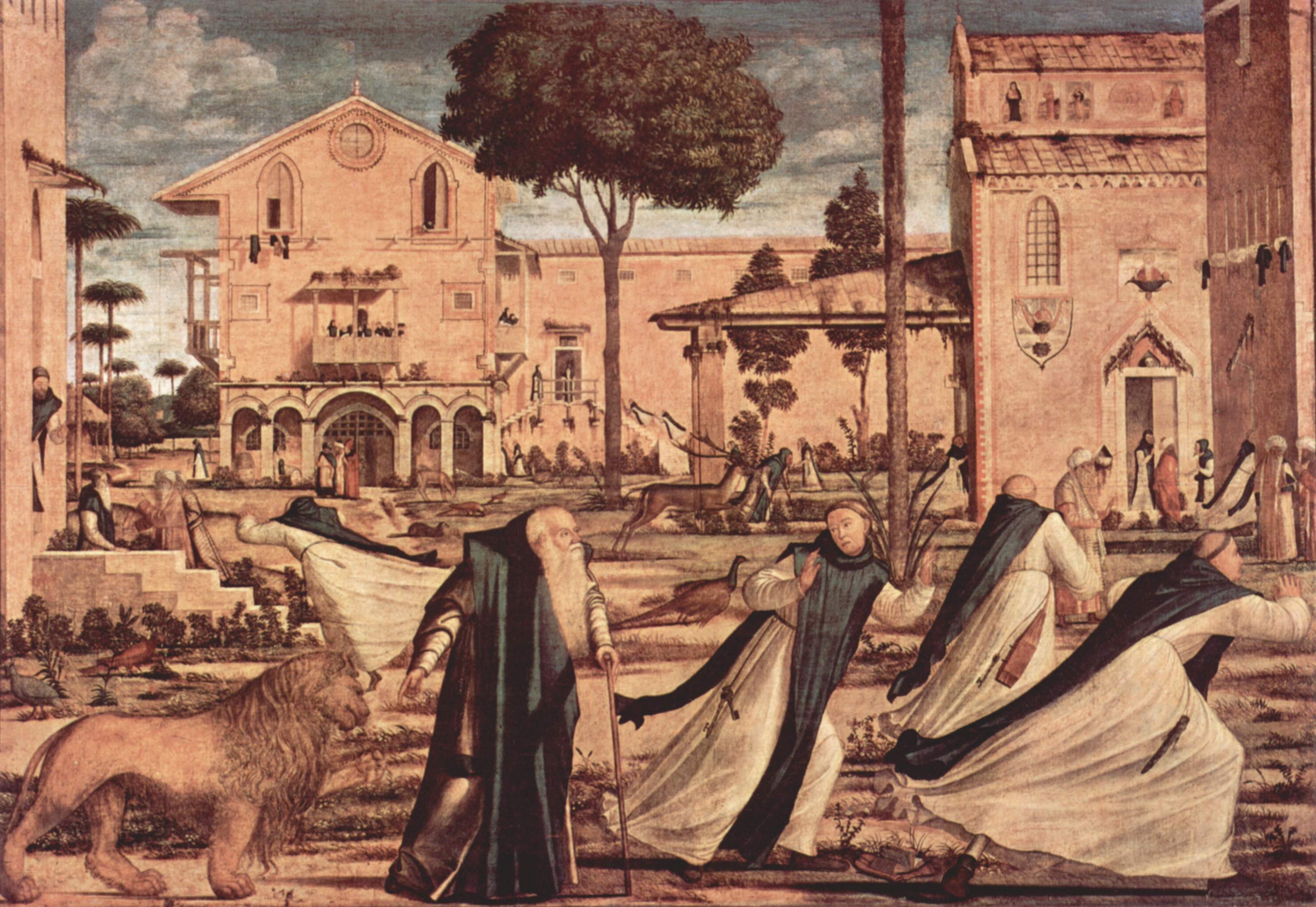 St. Jerome and Lion in the Monastery - Vittore Carpaccio