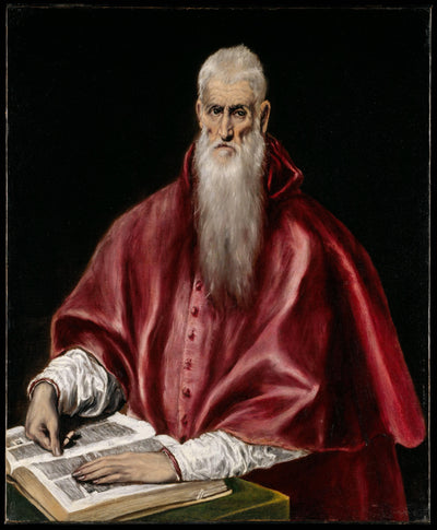 St. Jerome as Cardinal in study