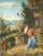 St. Jerome in a Landscape in entryway