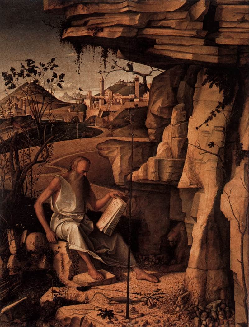 St. Jerome in the Desert - Giovanni Bellini