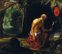 St. Jerome in the Wilderness by Adam Elsheimer — hand-painted cultural oil painting reproduction on canvas