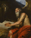St. Jerome by Juan Martín Cabezalero — hand-painted cultural oil painting reproduction on canvas