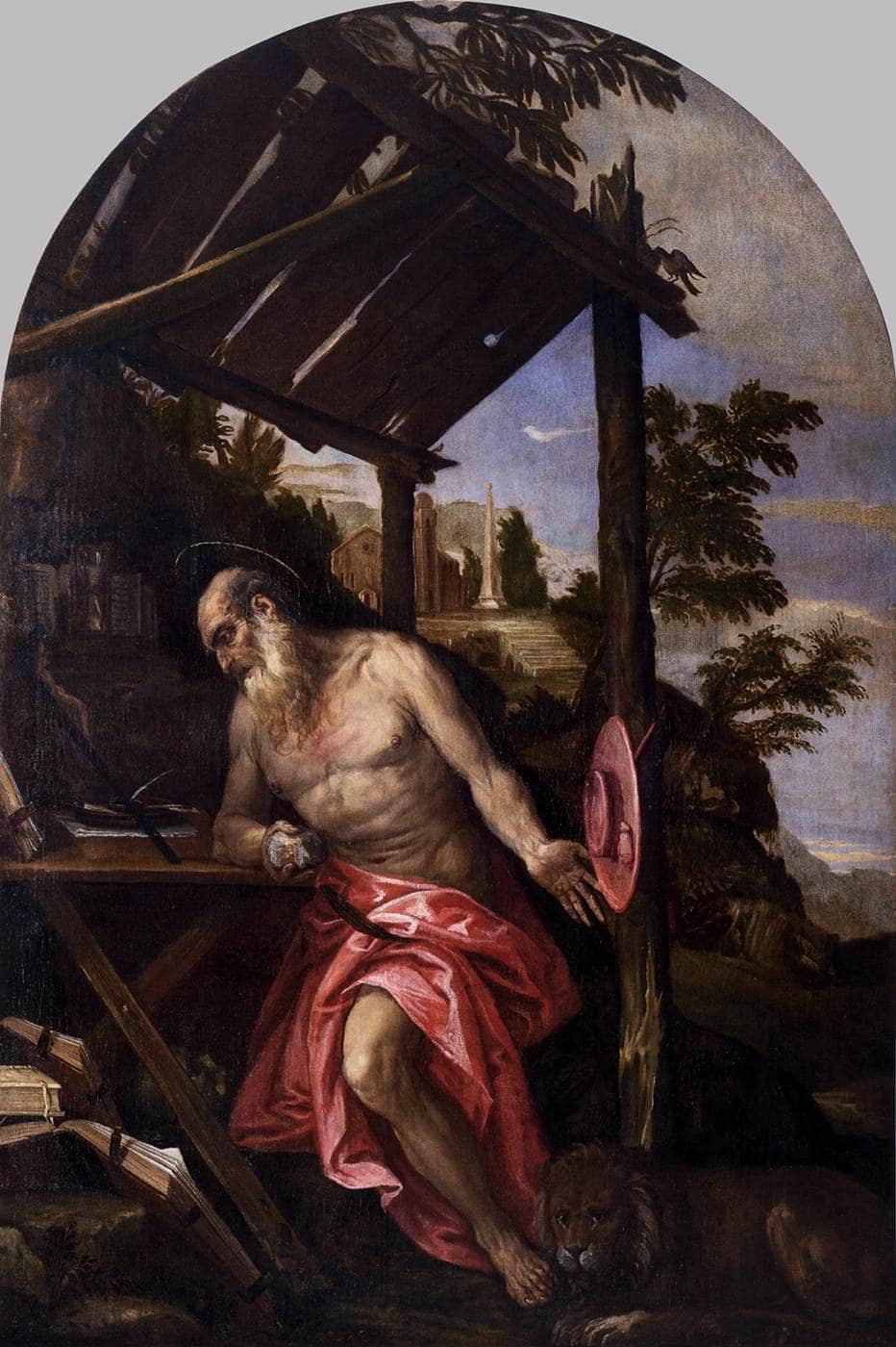 St Jerome by Paolo Veronese — hand-painted cultural oil painting reproduction on canvas