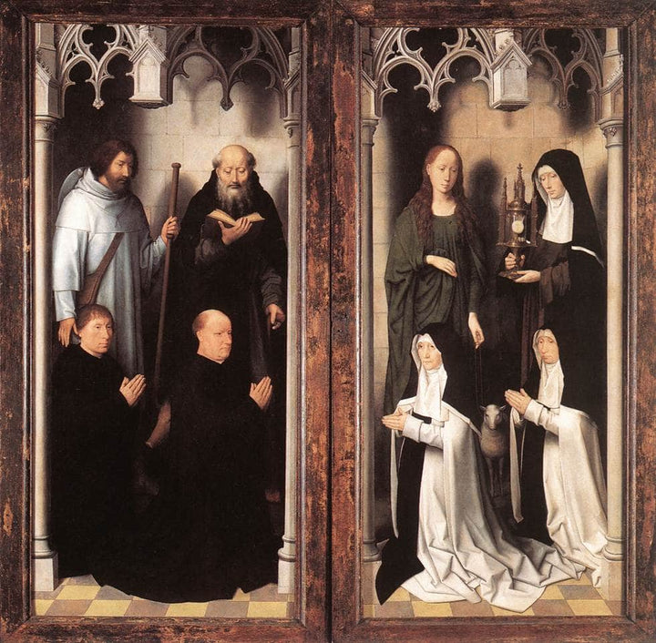 St. John Altarpiece by Hans Memling — hand-painted cultural oil painting reproduction on canvas