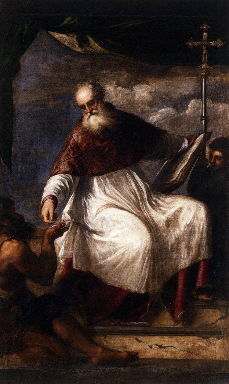 St John the Almsgiver - Titian