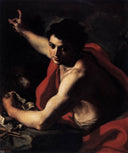 St. John the Baptist by Francesco Solimena — religion oil painting wall art, Baroque