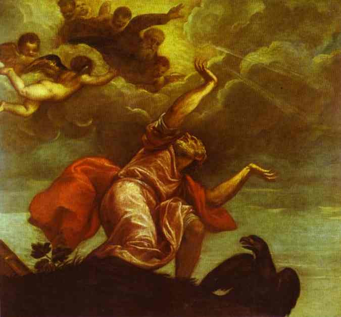 St. John the Evangelist on Patmos - Titian