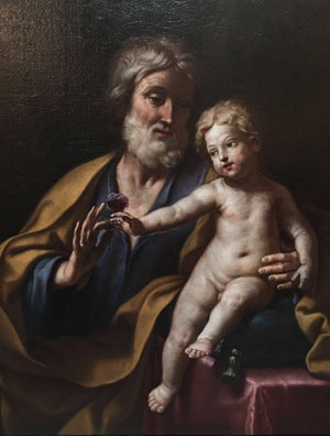 St. Joseph with the Infant Jesus - Elisabetta Sirani