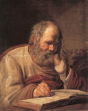 St. Luke by Frans Hals — religion oil painting wall art, Baroque