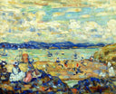 St. Malo by Maurice Prendergast — seascapes oil painting wall art, Post Impressionism