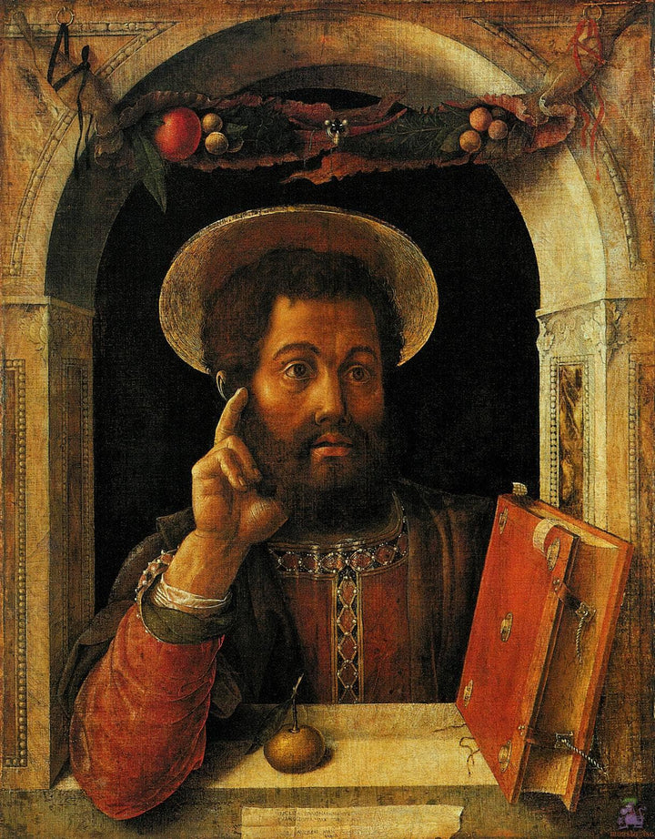 St.Mark by Andrea Mantegna — hand-painted portrait oil painting reproduction on canvas