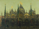 St. Mark's, Venice by Walter Sickert — hand-painted architectural oil painting reproduction on canvas