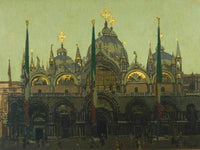 St. Mark's, Venice by Walter Sickert — hand-painted architectural oil painting reproduction on canvas