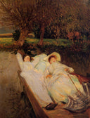St. Martin's Summer by John Singer Sargent — ships oil painting wall art, Impressionism