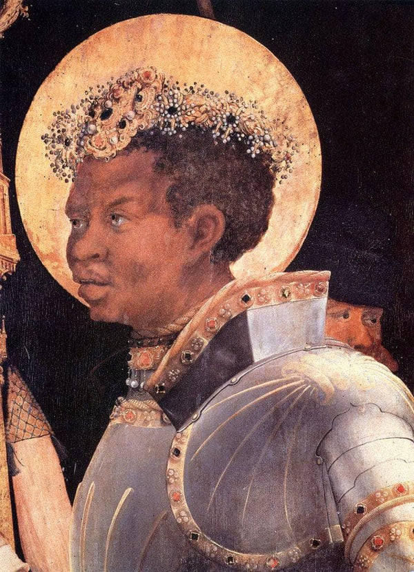 St. Maurice (detail from The Meeting of St. Erasmus and St. Maurice)