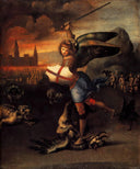 St. Michael by Raphael — fantasy oil painting wall art, High Renaissance
