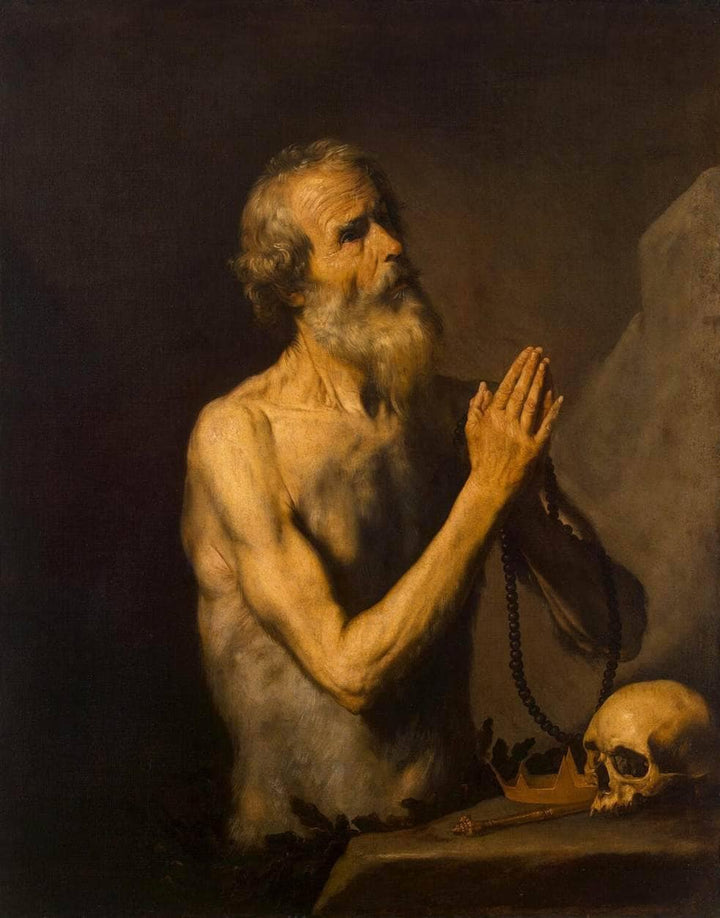St. Onuphrius by Jusepe de Ribera — hand-painted portrait oil painting reproduction on canvas