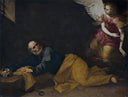 St. Peter Freed by an Angel by Jusepe de Ribera — hand-painted portrait oil painting reproduction on canvas
