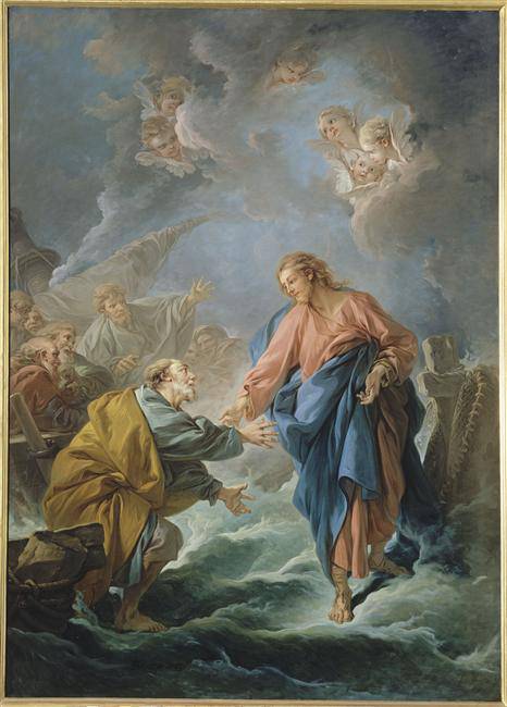 St. Peter Invited to Walk on the Water - Francois Boucher