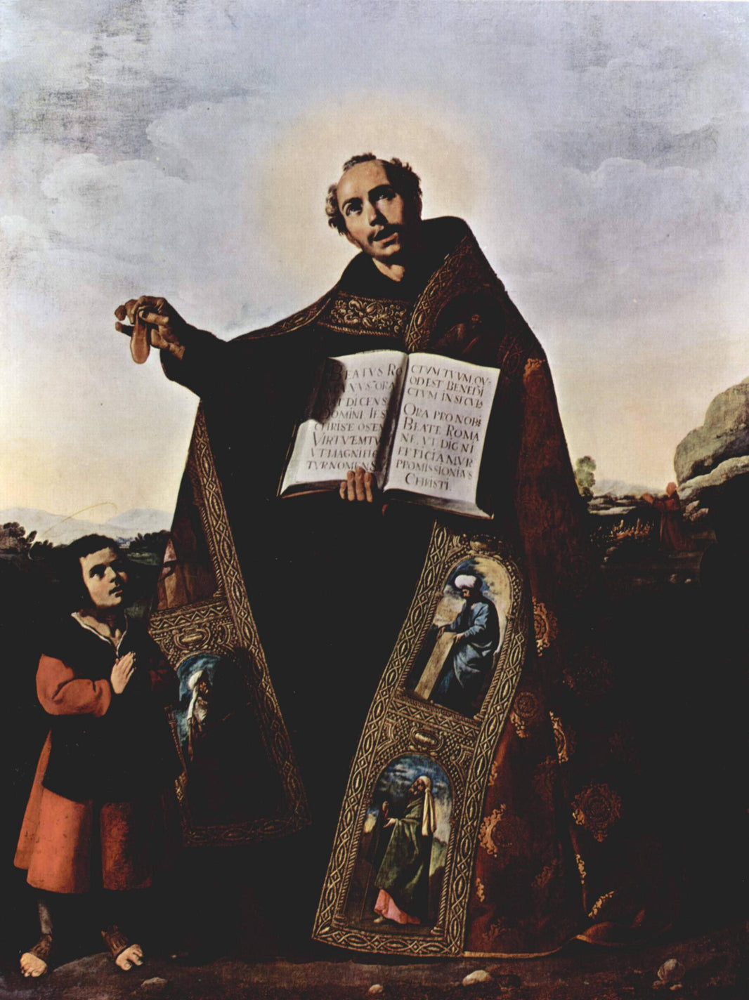 St. Romanus and St. Barulas of Antioch by Francisco de Zurbaran — hand-painted portrait oil painting reproduction on canvas