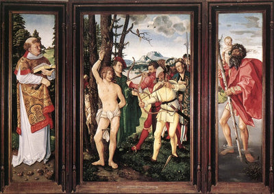 St Sebastian Altarpiece in bedroom