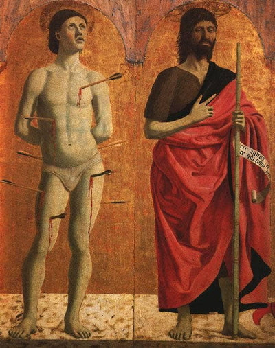St. Sebastian and John the Baptist in home office